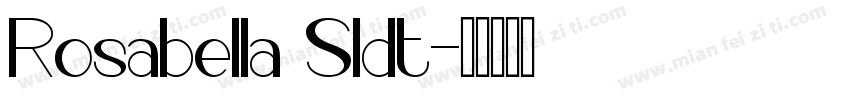 Rosabella Sldt字体转换